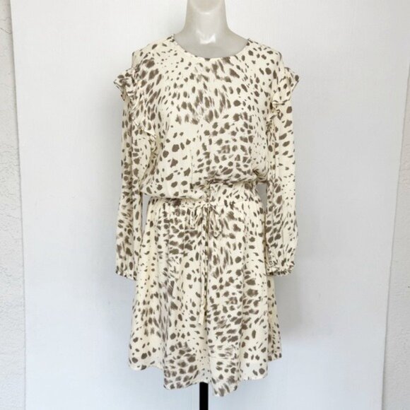 RAILS Ora Puma Animal Print summer Mini Dress Size M - Picture 2 of 13